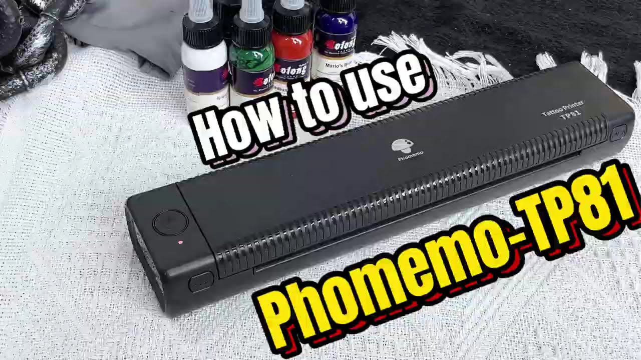 How To Use A Tattoo Stencil Printer: Master The Phomemo TP81 (4)