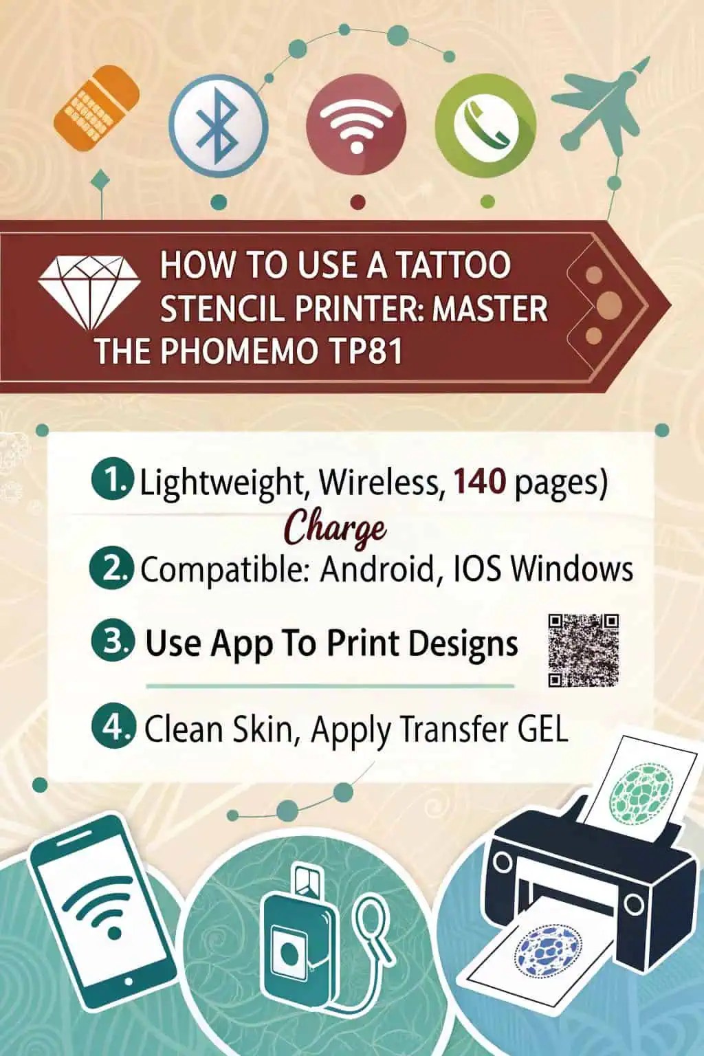 How To Use A Tattoo Stencil Printer: Master The Phomemo TP81 (2)